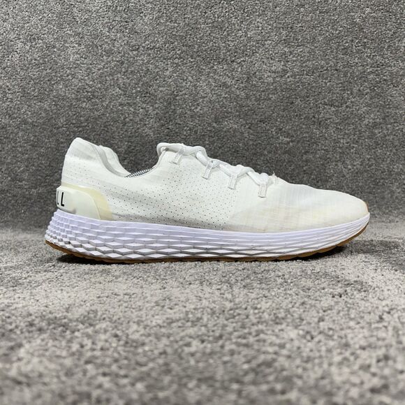 Nobull All Day Ripstop Runner Mens Size 14 White Gum Running Training Shoes Used - Picture 1 of 11